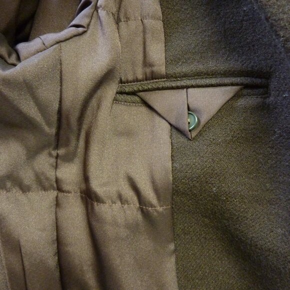 Vince Textured Wool-Blend Double Breasted Fill Coat - Picture 10 of 11